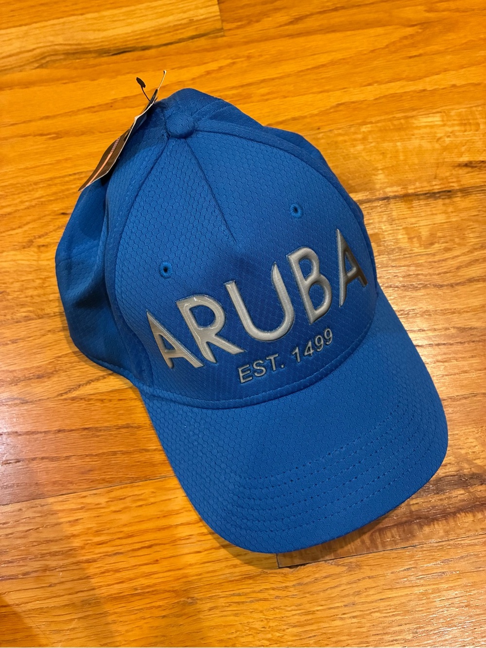 NWT Blue Aruba Embroidered Baseball Cap